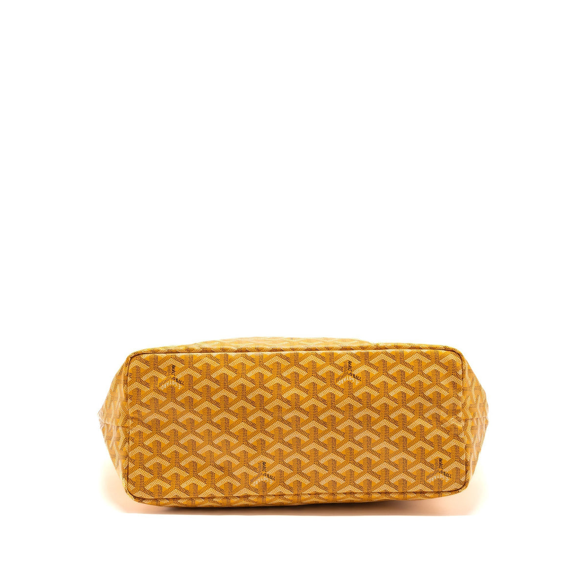 Goyard Saint Louis PM Tote Bag – Yellow Goyardine Canvas, Silver Hardware