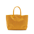 Goyard Saint Louis PM Tote Bag – Yellow Goyardine Canvas, Silver Hardware