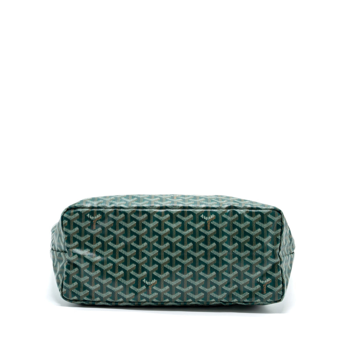 Goyard Saint Louis PM Tote Bag – Green Goyardine Canvas, Silver Hardware