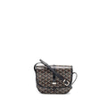Goyard Belvedere PM Messenger Bag – Black Goyardine Canvas & Calfskin, Silver Hardware