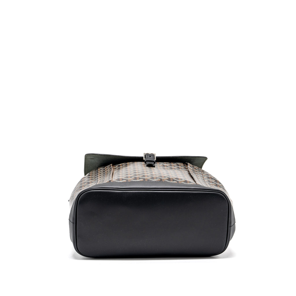 Goyard Alpin Backpack – Black Goyardine Canvas & Leather, Silver Hardware