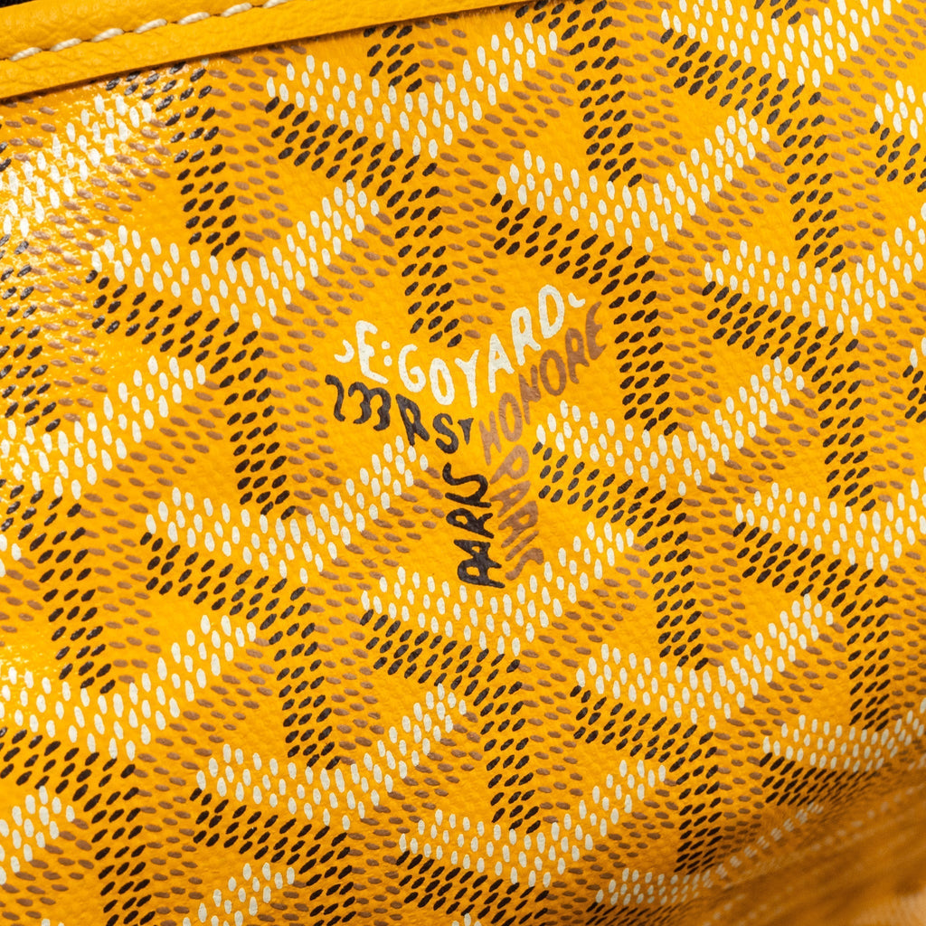 Goyard Saint Louis PM Tote Bag – Yellow Goyardine Canvas, Silver Hardware