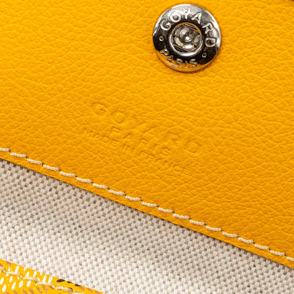 Goyard Saint Louis PM Tote Bag – Yellow Goyardine Canvas, Silver Hardware