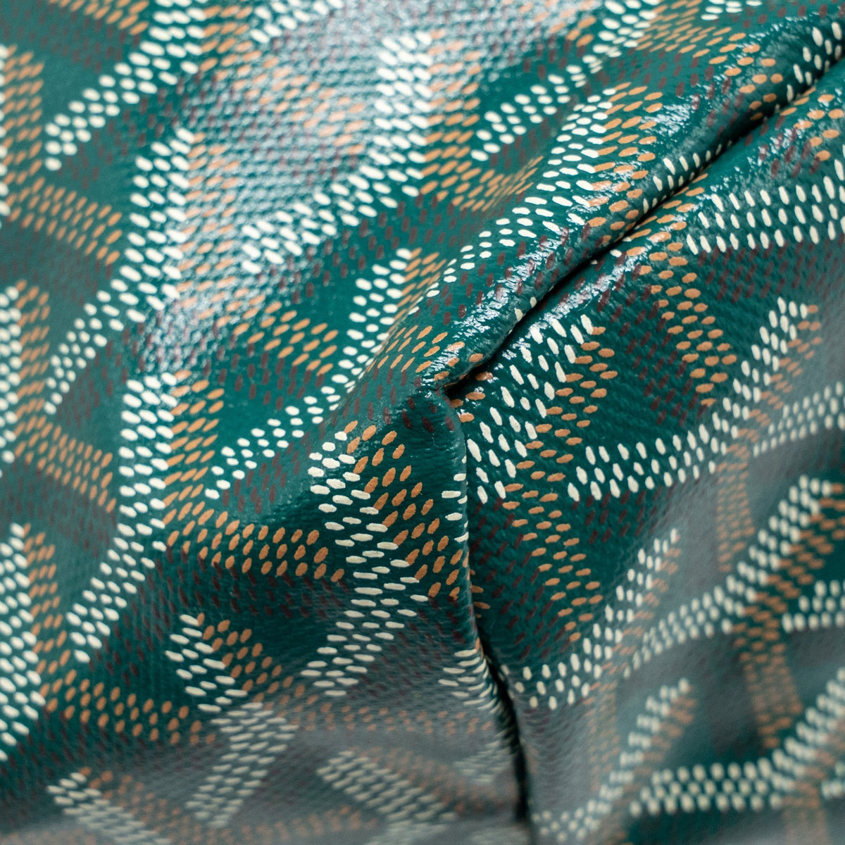 Saint Louis-Style GM Tote - Green Canvas & Calfskin Goyard