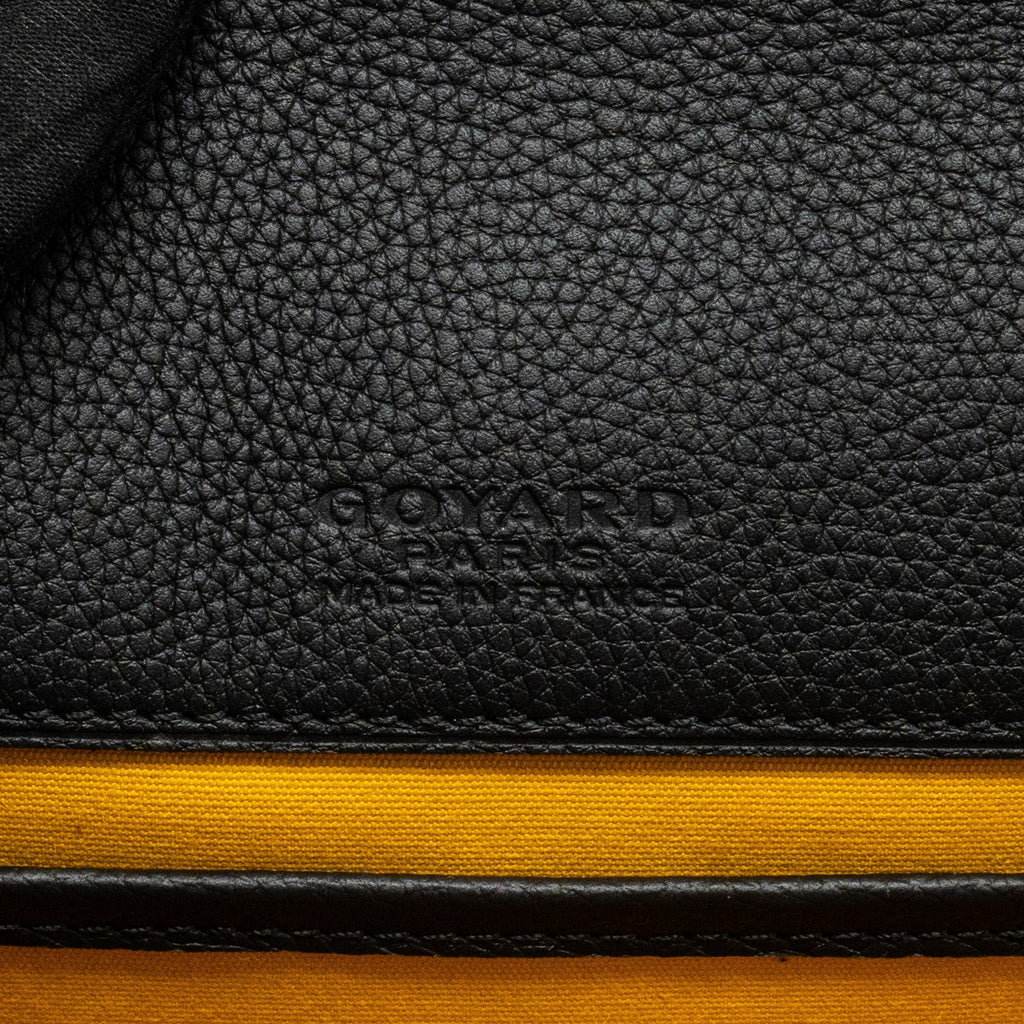 Goyard Belvedere MM Messenger Bag – Black Goyardine Canvas & Calfskin, Silver Hardware
