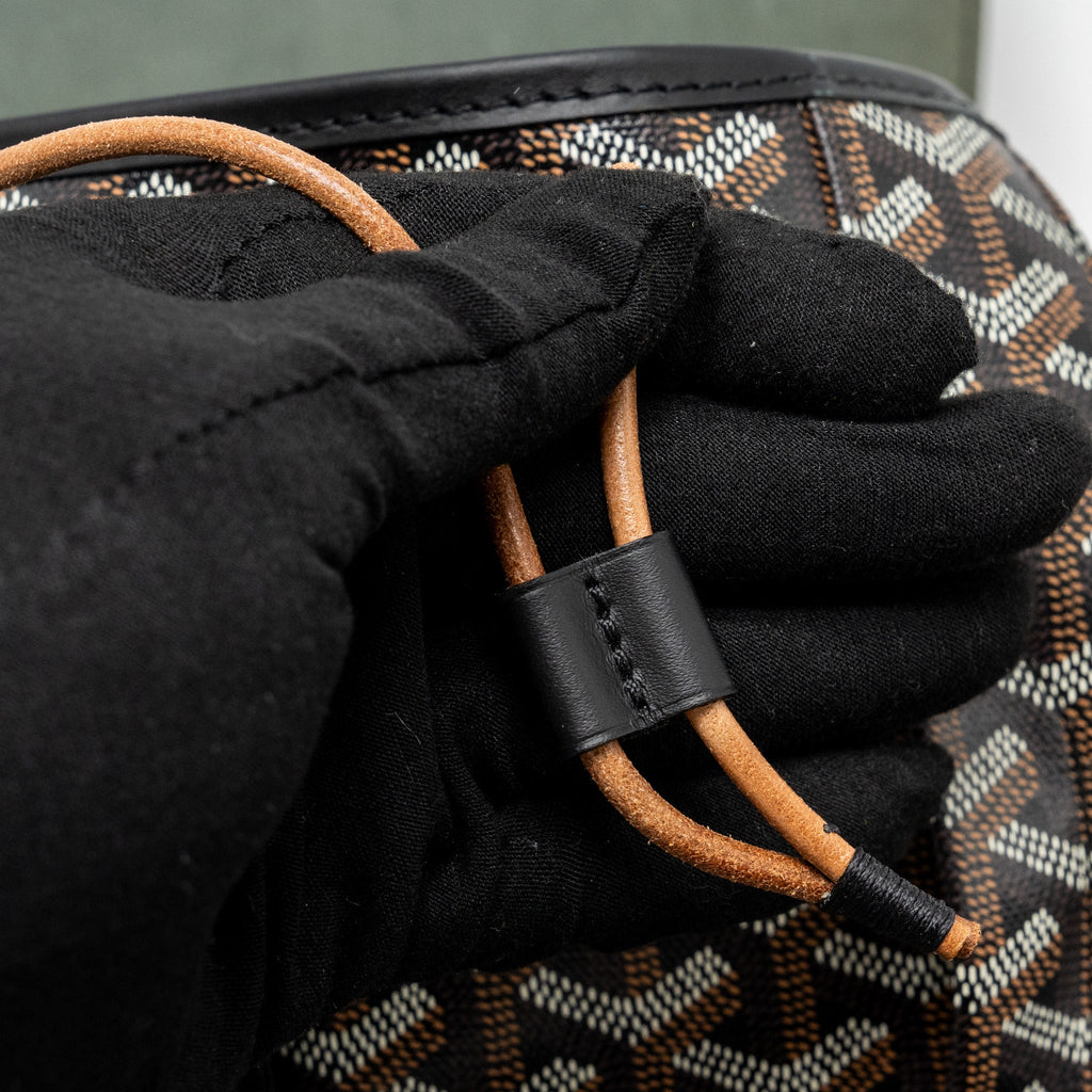 Goyard Alpin Backpack – Black Goyardine Canvas & Leather, Silver Hardware
