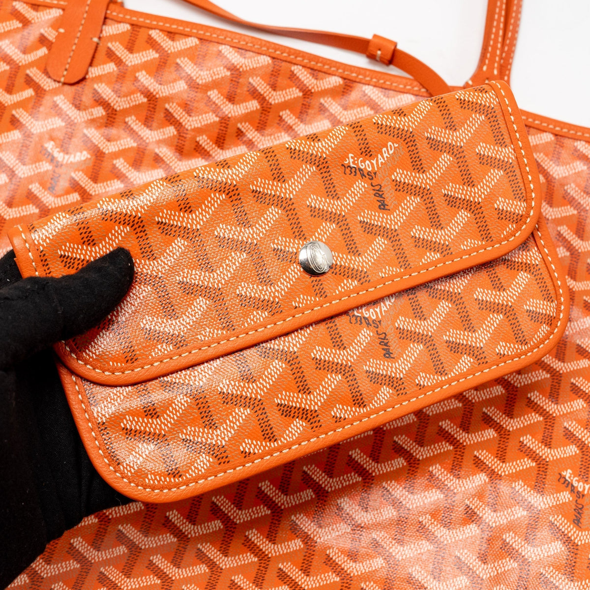Saint Louis GM-Style Replica Tote Bag - Orange Canvas