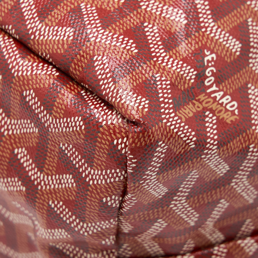 Goyard Saint Louis PM Tote Bag – Red Multicolour Goyardine Canvas