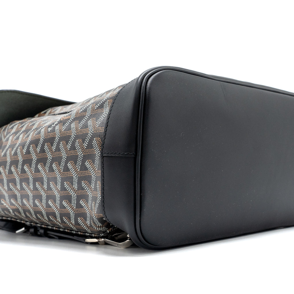 Goyard Alpin Backpack – Black Goyardine Canvas & Leather, Silver Hardware