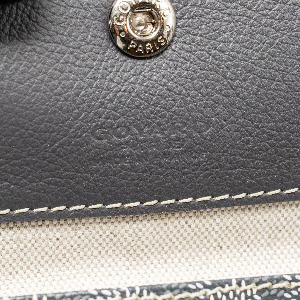 Goyard Saint Louis PM Tote Bag – Grey Goyardine Canvas & Calfskin, Silver Hardware