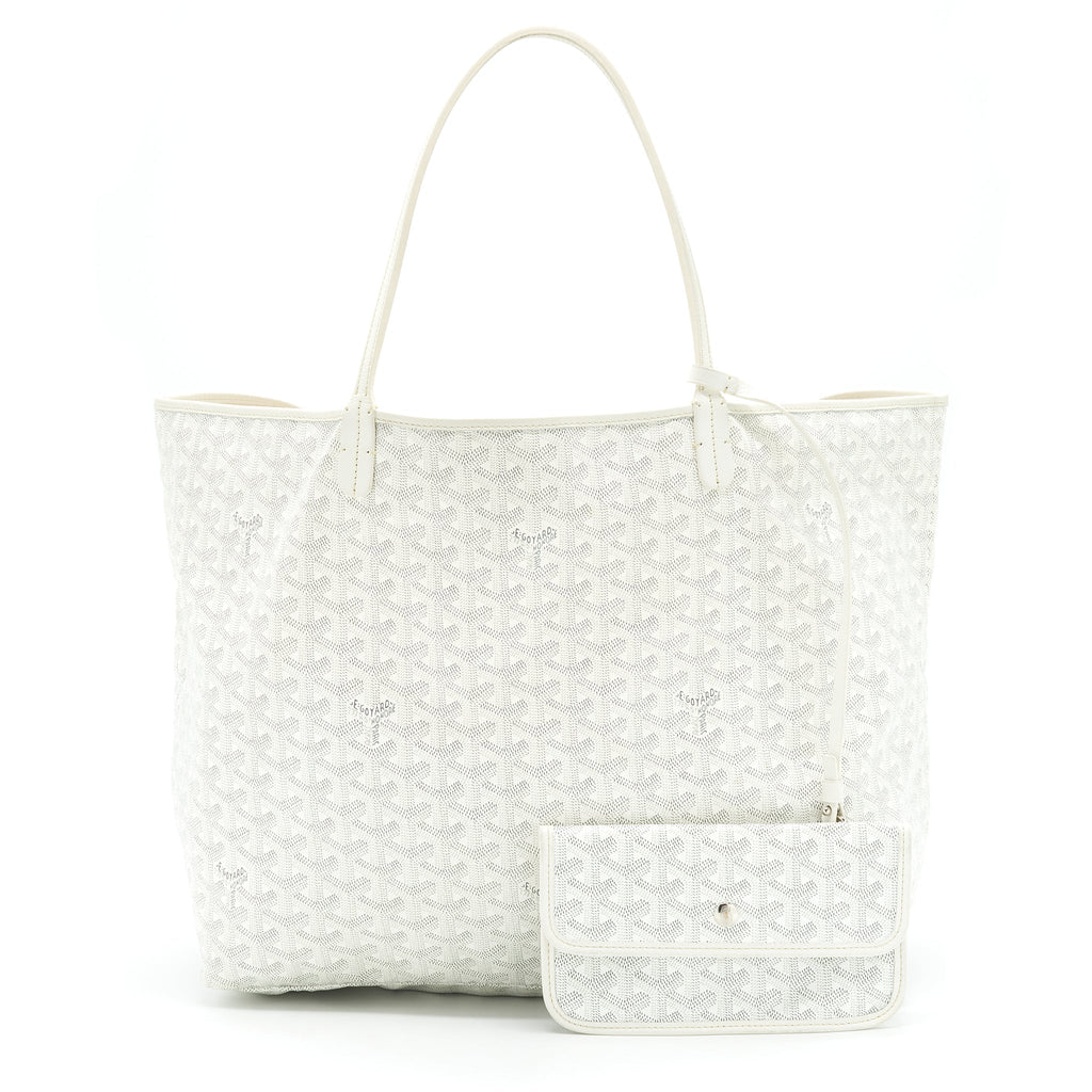 Goyard Saint Louis GM Tote Bag – White Goyardine Canvas