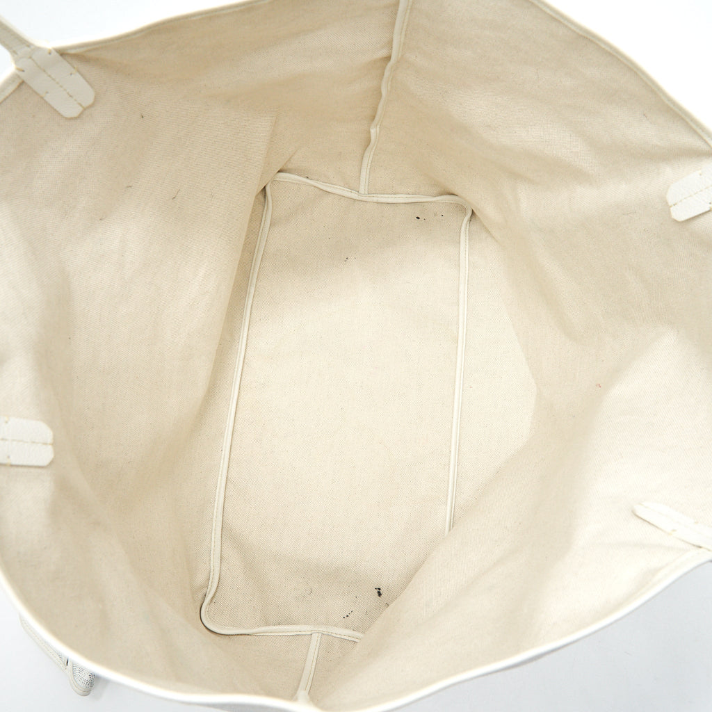 Goyard Saint Louis GM Tote Bag – White Goyardine Canvas