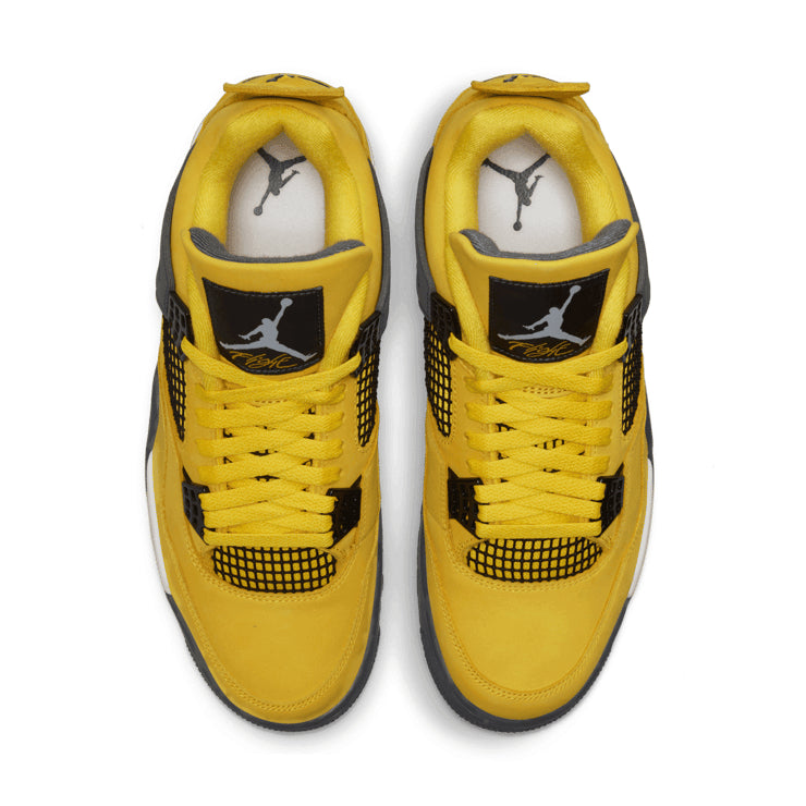 Air Jordan 4 Retro Lightning – Yellow & Grey Sneakers