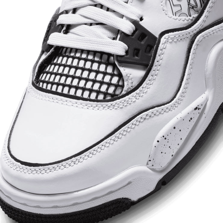 Air Jordan 4 Retro SE DIY – White & Black Sneakers