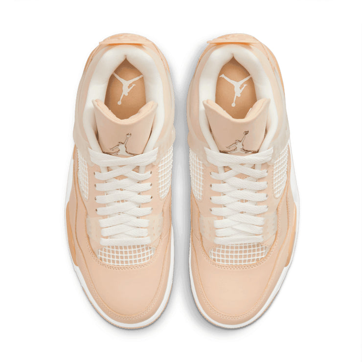 Air Jordan 4 Retro Shimmer – Beige & Cream Sneakers