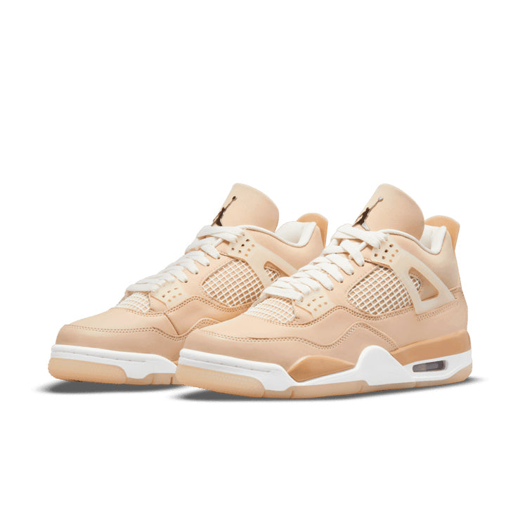 Air Jordan 4 Retro Shimmer – Beige & Cream Sneakers