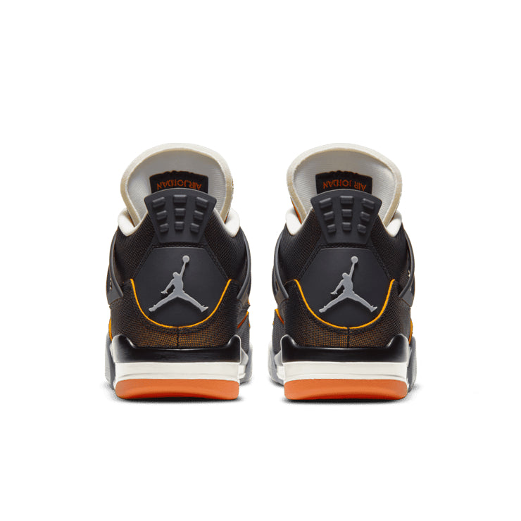 Air Jordan 4 Retro Starfish – Black & Orange Sneakers