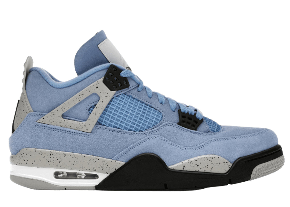 Air Jordan 4 Retro University Blue – Blue & Grey Sneakers
