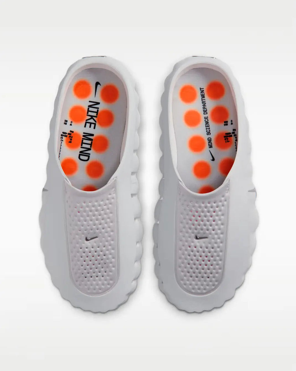 Nike Mind 001 Light Smoke Grey Slip-On Mules