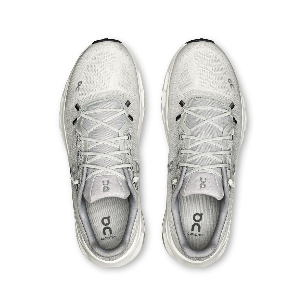 On Cloudtilt Light Grey & Ivory Sneakers