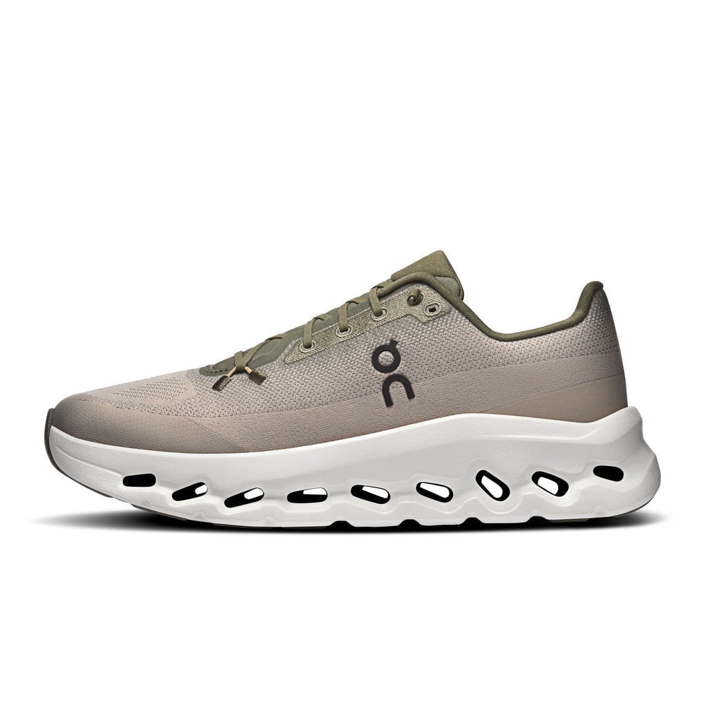 On Cloudtilt Taupe & Olive Sneakers