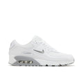 Nike Air Max 90 White Sneakers with Silver Swoosh