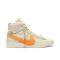 Off-White x Nike Blazer Mid Cream & Orange Sneakers