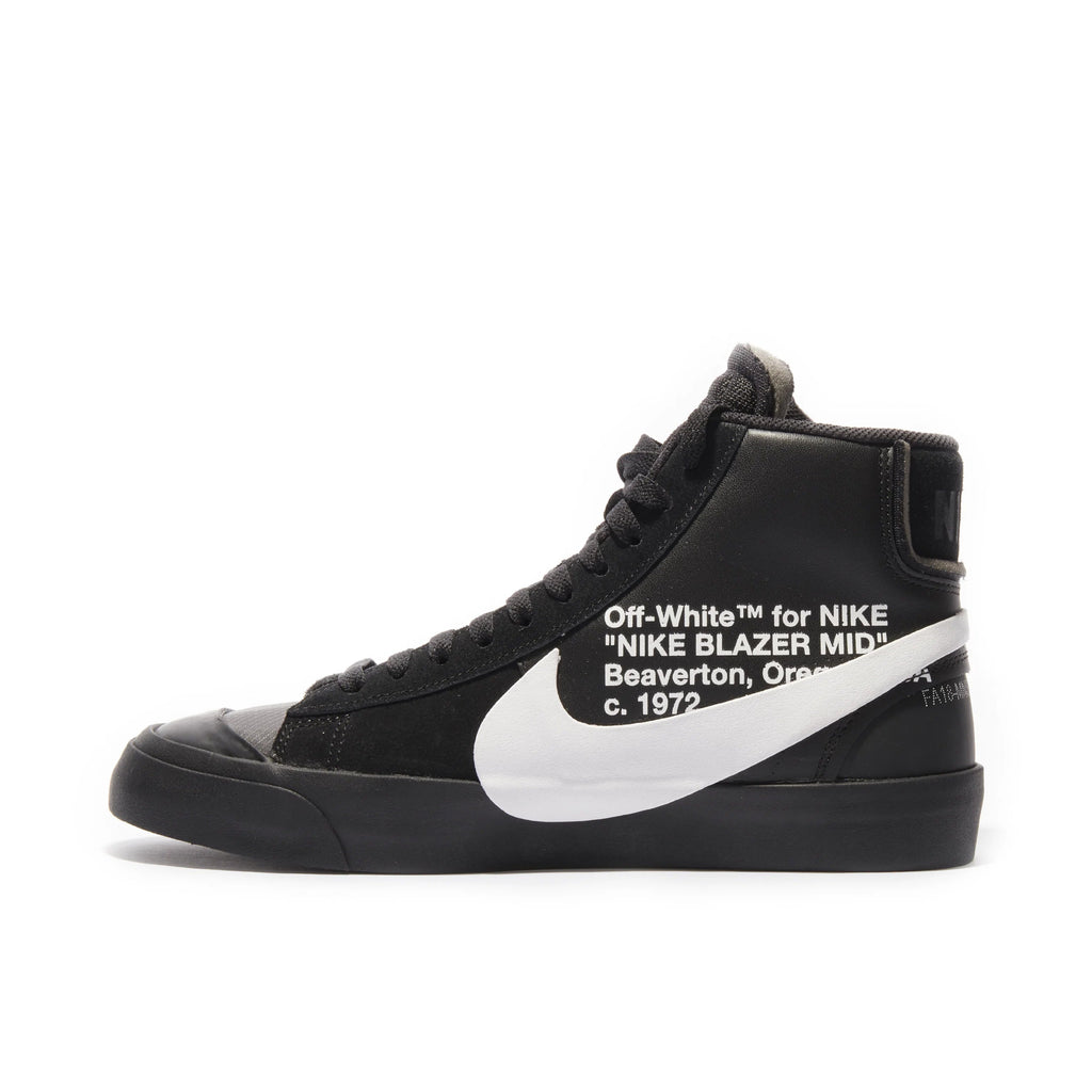 Off-White x Nike Blazer Mid Black & White Sneakers