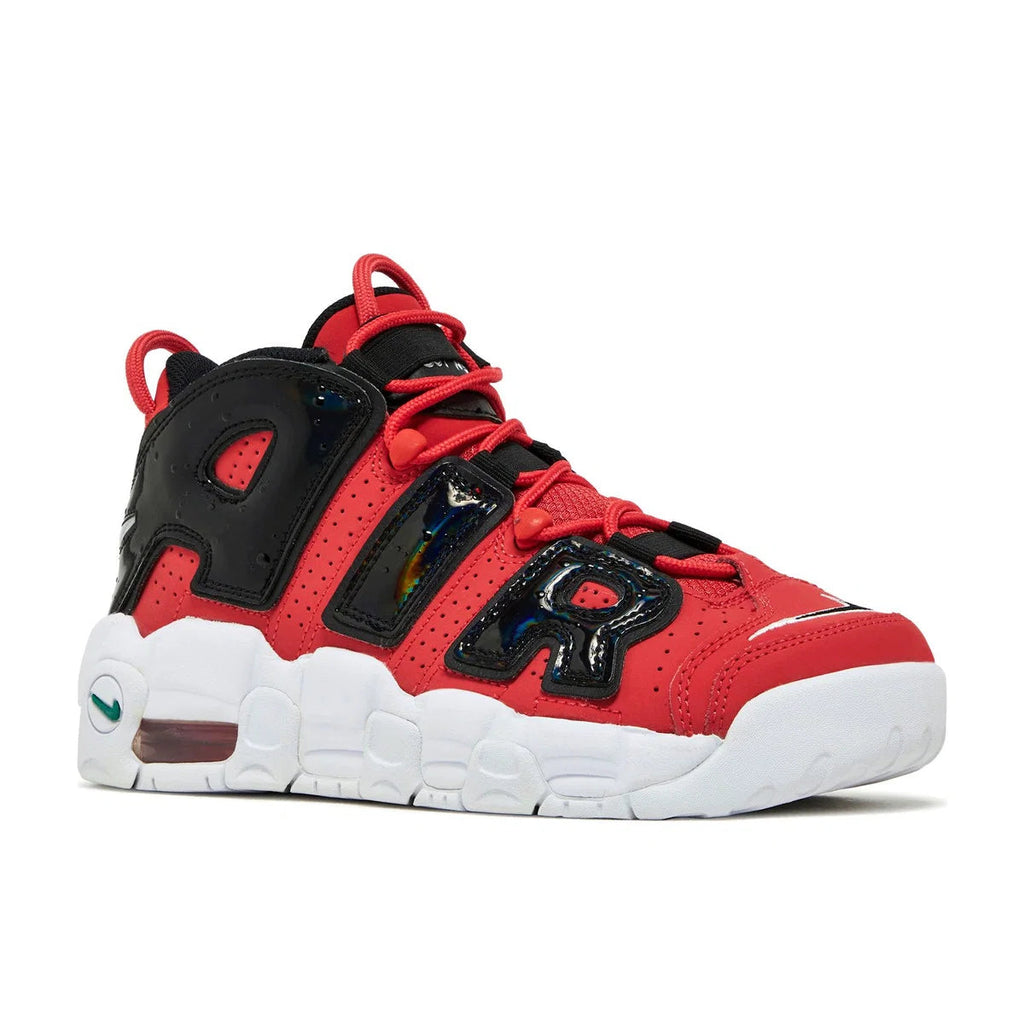 Nike Air More Uptempo Red & Black Sneakers