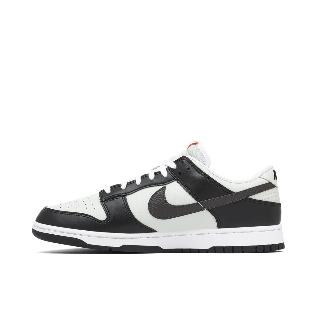 Nike Dunk Low GS Black Bright Mandarin Mini Swoosh Casual Sneakers FN7808-001