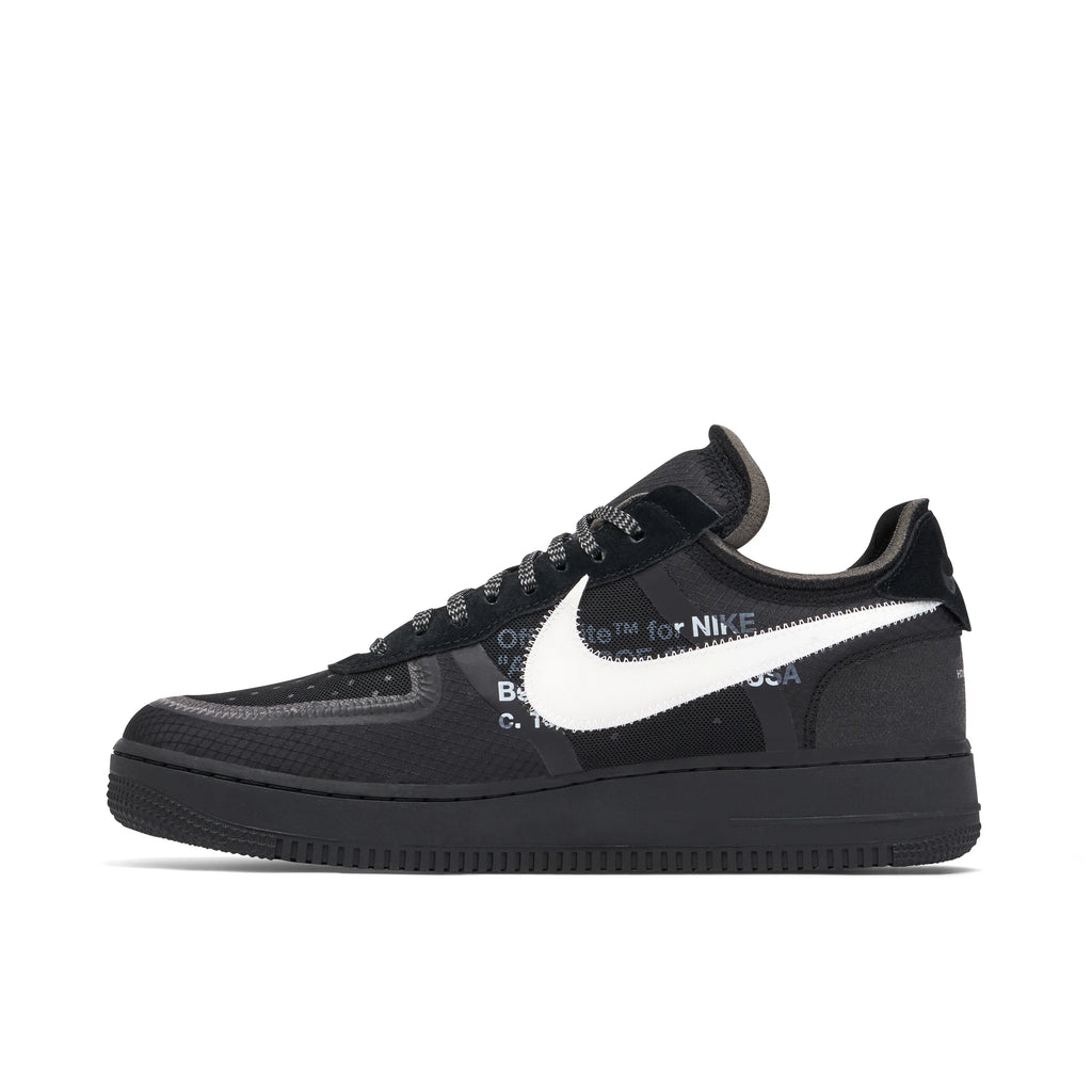 Off-White x Nike Air Force 1 Low Black & White Sneakers