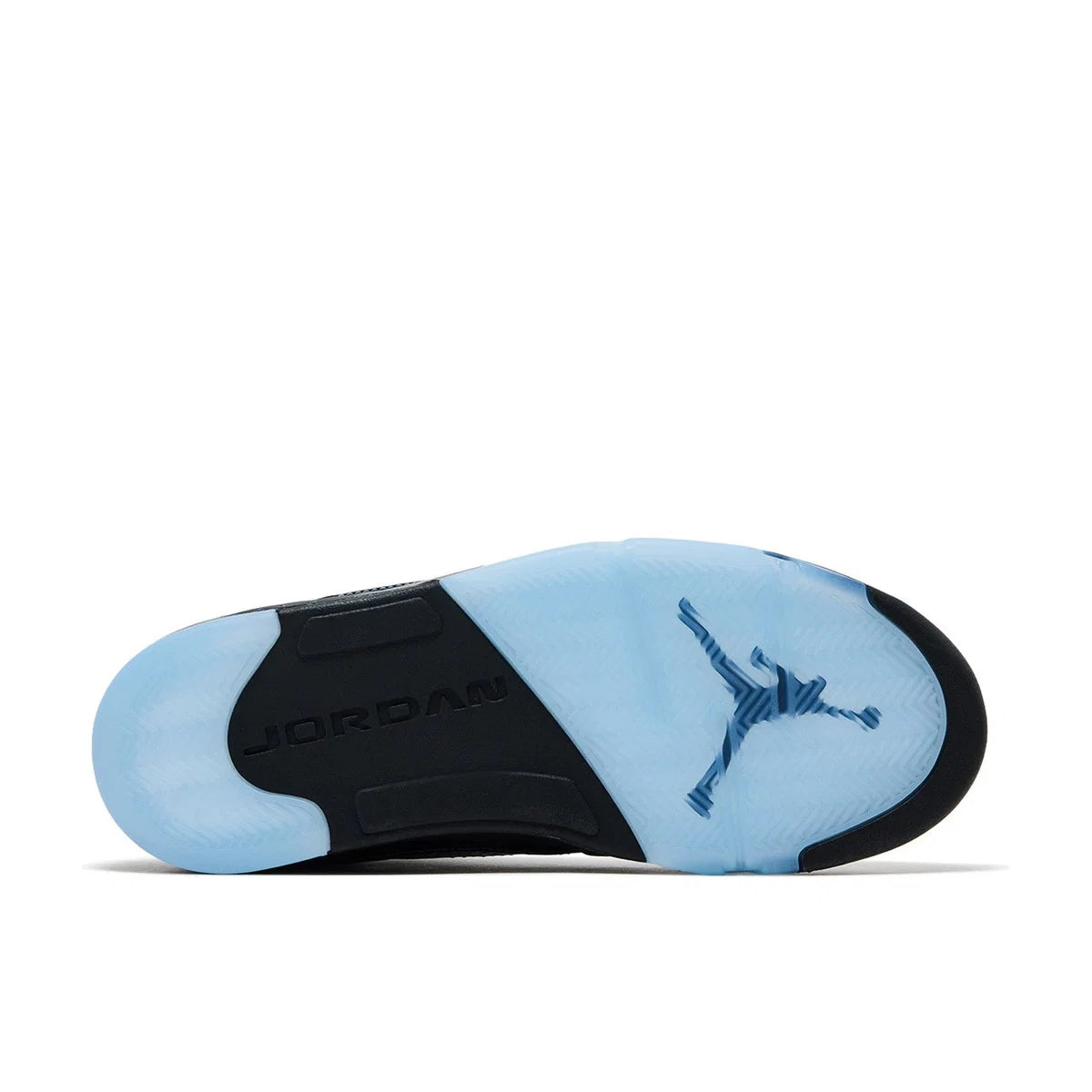 Air Jordan 5 Black & Light Blue Sneakers