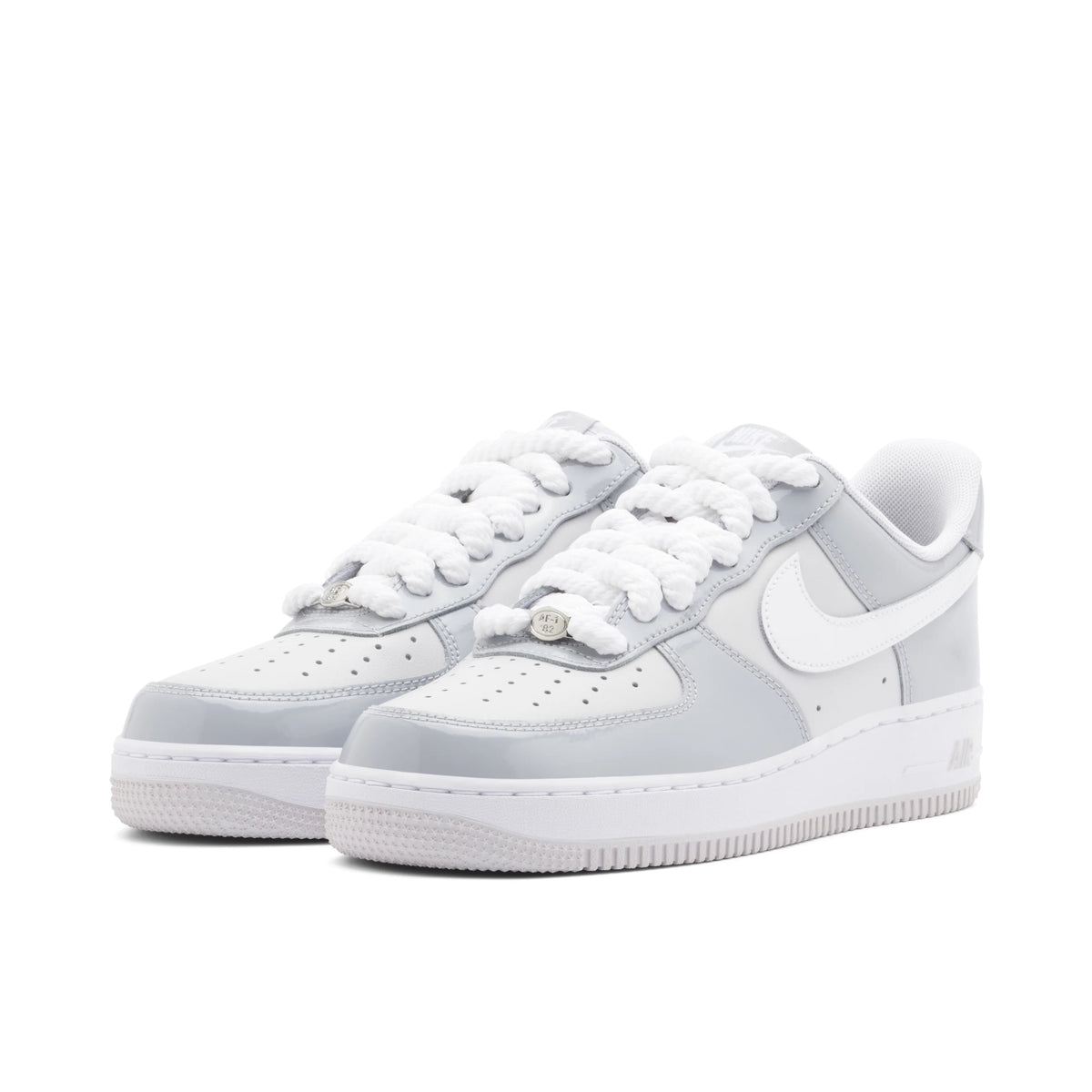 Nike Air Force 1 Low Light Grey & White Sneakers
