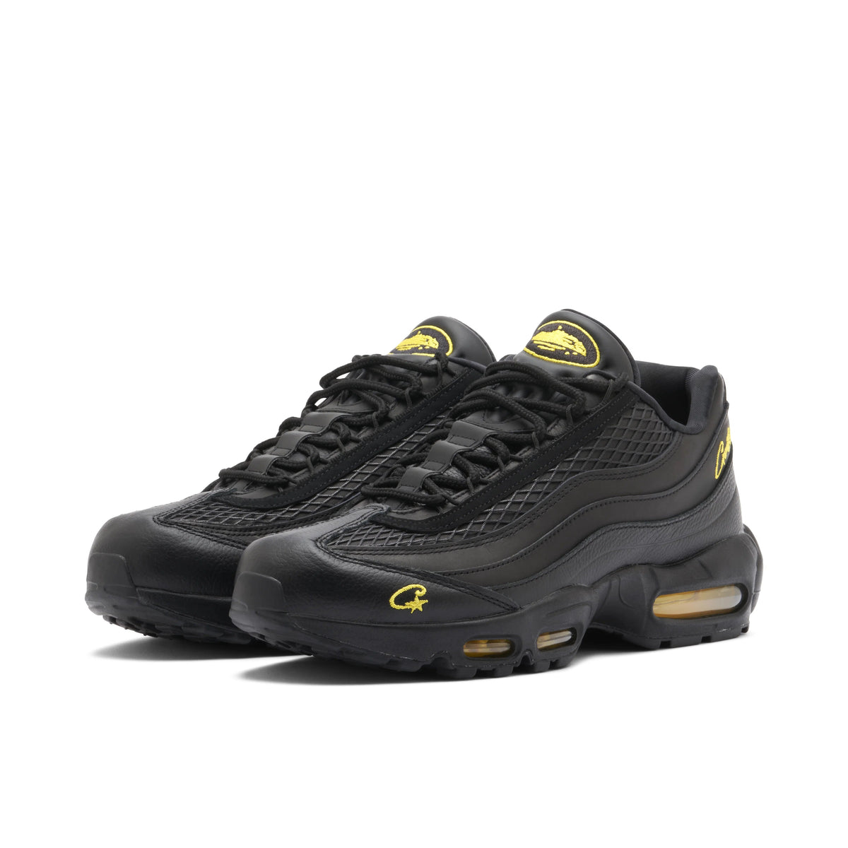 Corteiz x Nike Air Max 95 Black & Yellow Sneakers