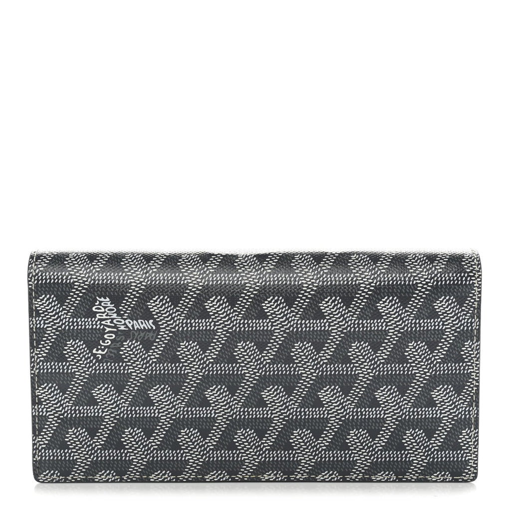 GOYARD Goyardine Long Bi-Fold Wallet - Grey