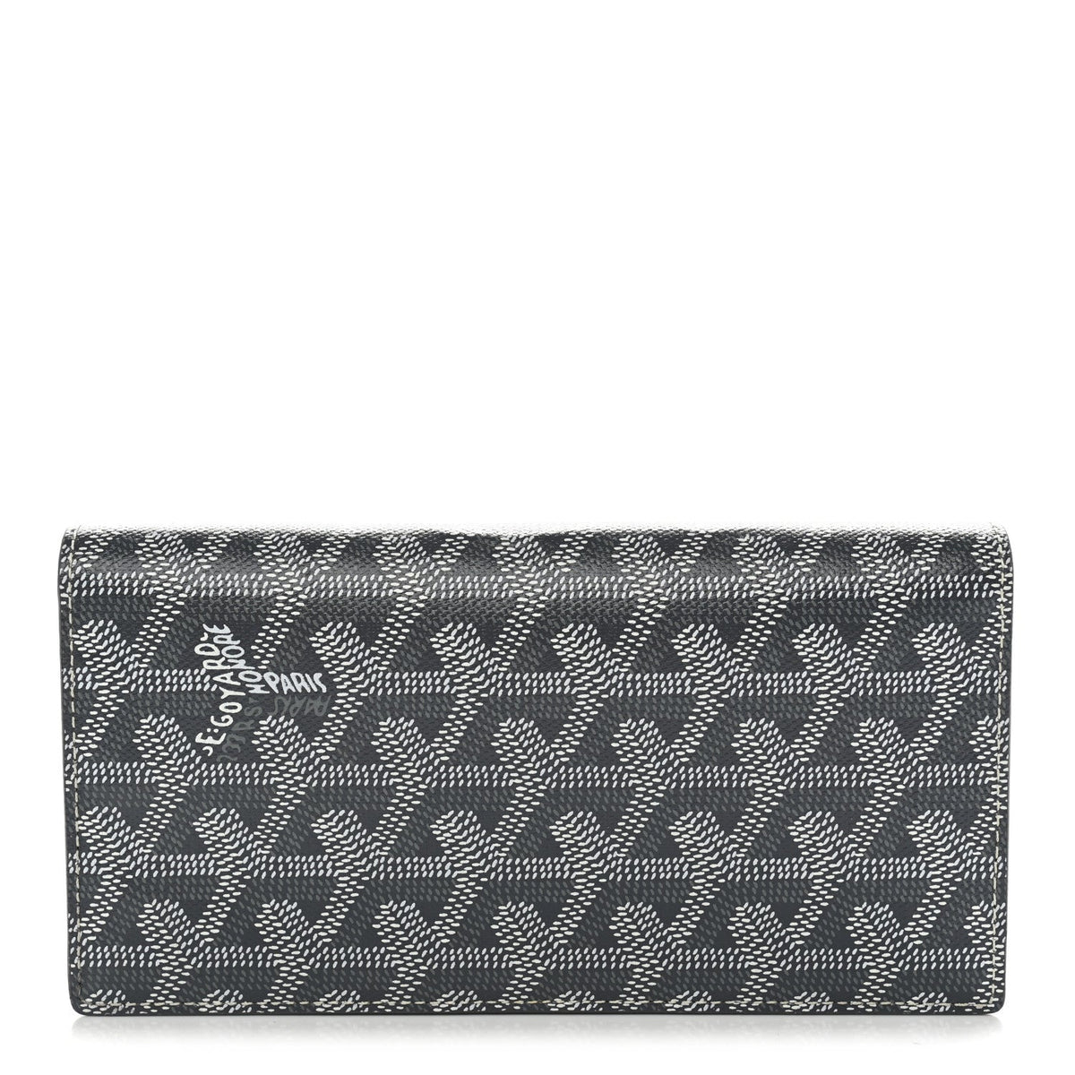 GOYARD Goyardine Long Bi-Fold Wallet - Grey