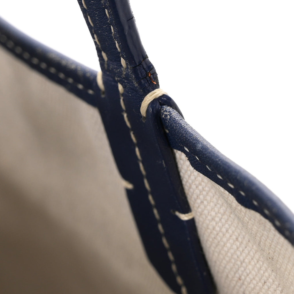 GOYARD Goyardine Saint Louis PM Tote Bag – Navy