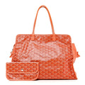 Goyard Sac Hardy PM Pet Carrier – Orange Goyardine Canvas