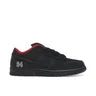 Nike Dunk Low Black & Red Sneakers with 94 Detail