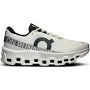 On Cloudmonster 2 White Black Road Running Shoes Cushioned Athletic Sneakers
