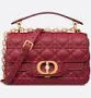 Dior Jolie Top Handle Mini Handbag, White Cannage Quilted Calfskin, Pearl Embellished Gold Hardware