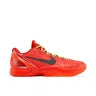 Nike Kobe 6 Red Sneakers with Lime Green Laces