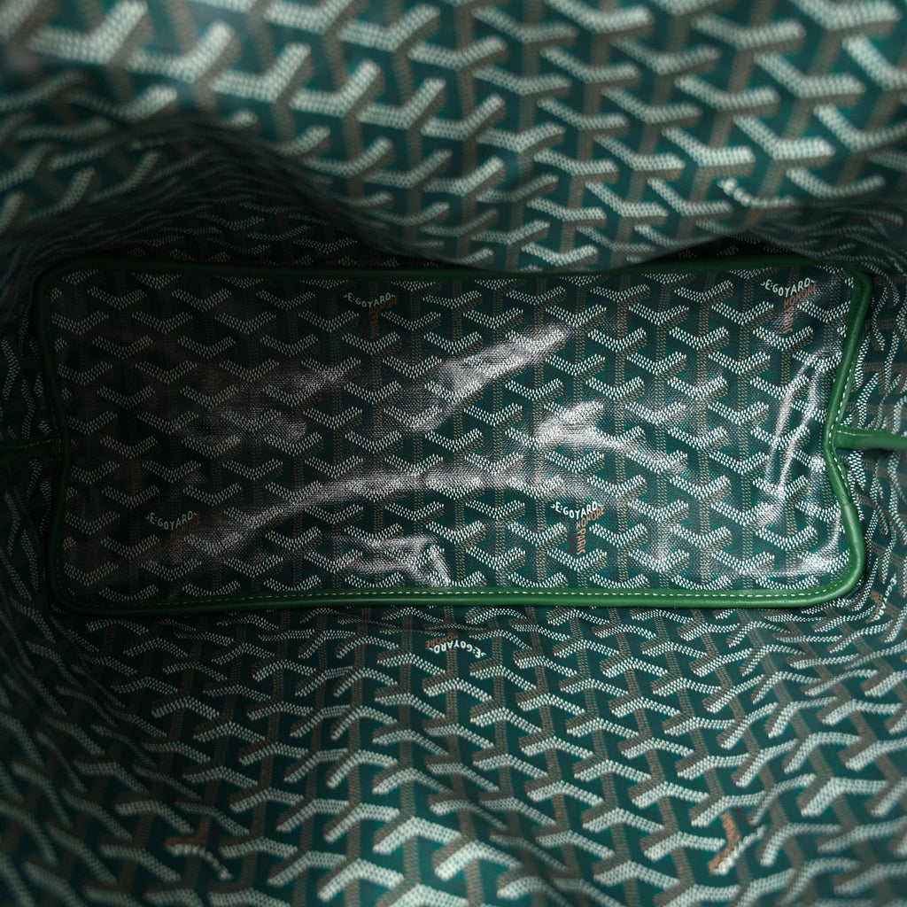 GOYARD Goyardine Anjou PM Reversible Tote Bag - Green