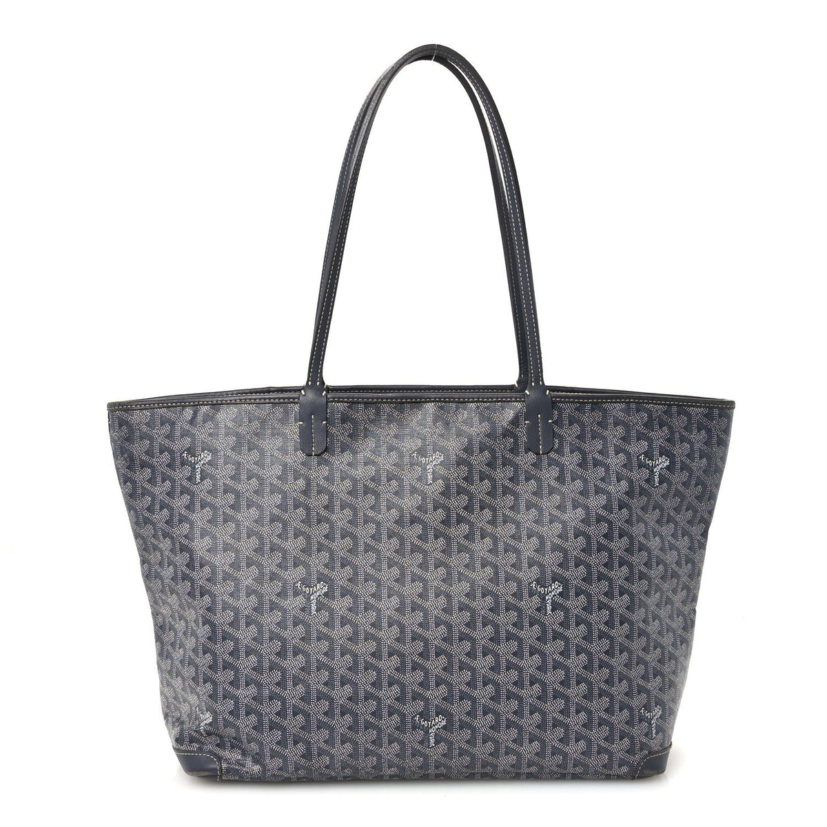 GOYARD Goyardine Artois MM Zip-Top Tote Bag - Grey