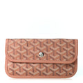 GOYARD Iridescent Goyardine Pouch - Pearly Coral