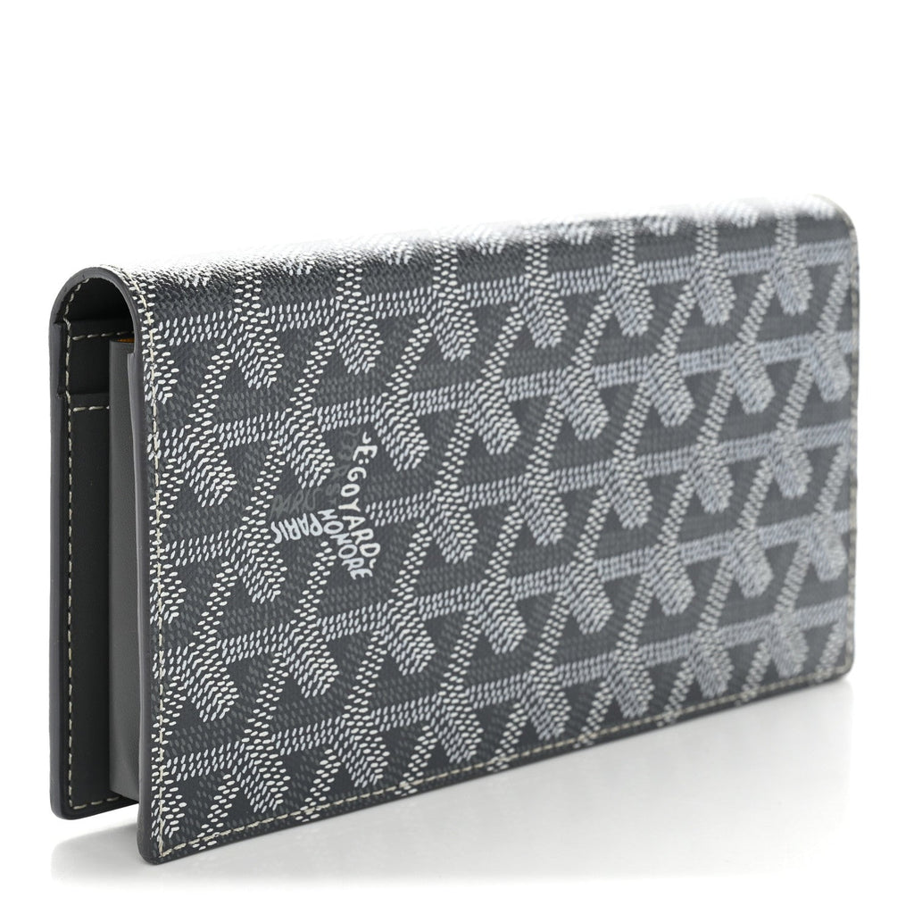 GOYARD Goyardine Long Bi-Fold Wallet - Grey