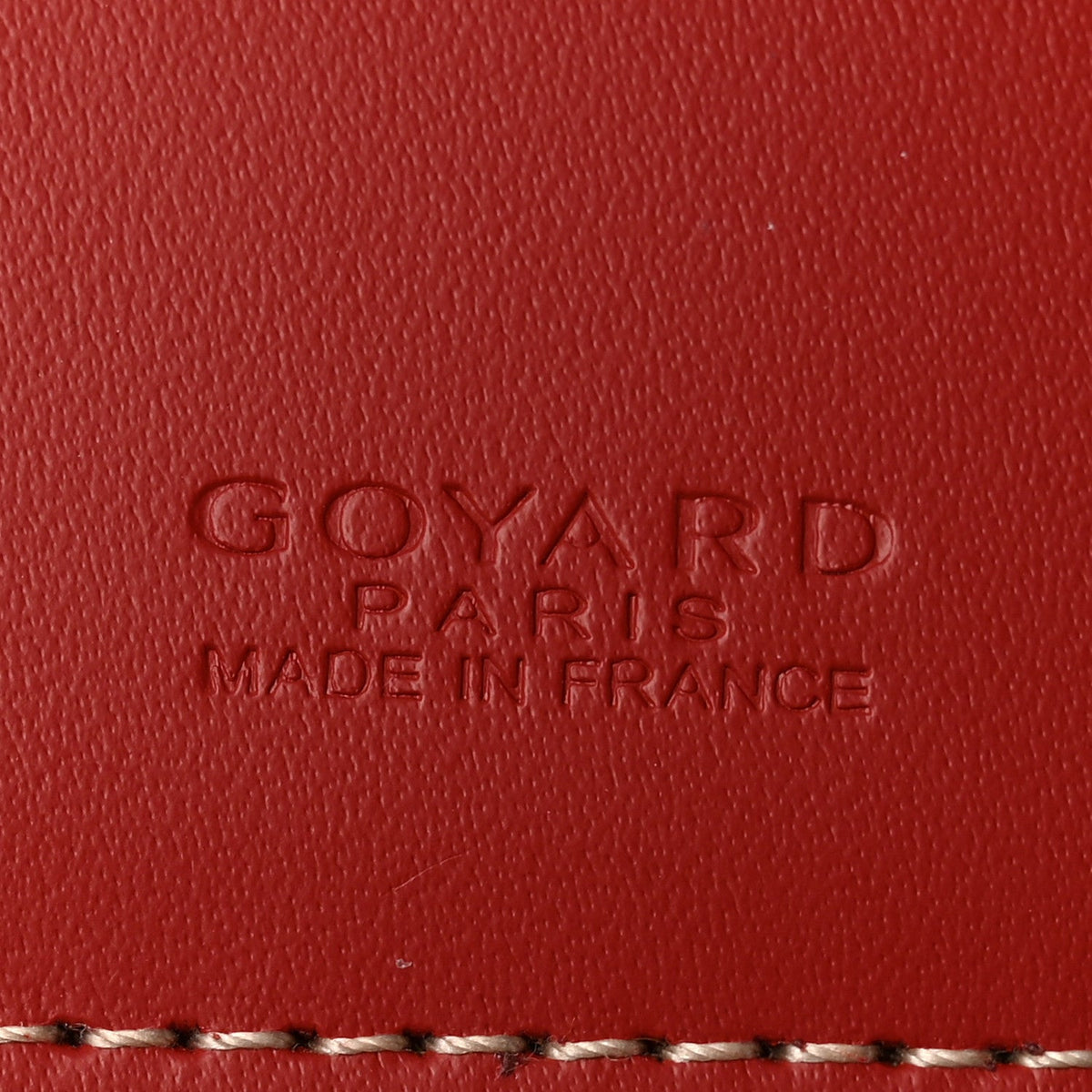 GOYARD Goyardine Saint Roch Bifold Wallet - Red