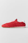Alo Red Retro Low-Top Sneakers with Gum Sole