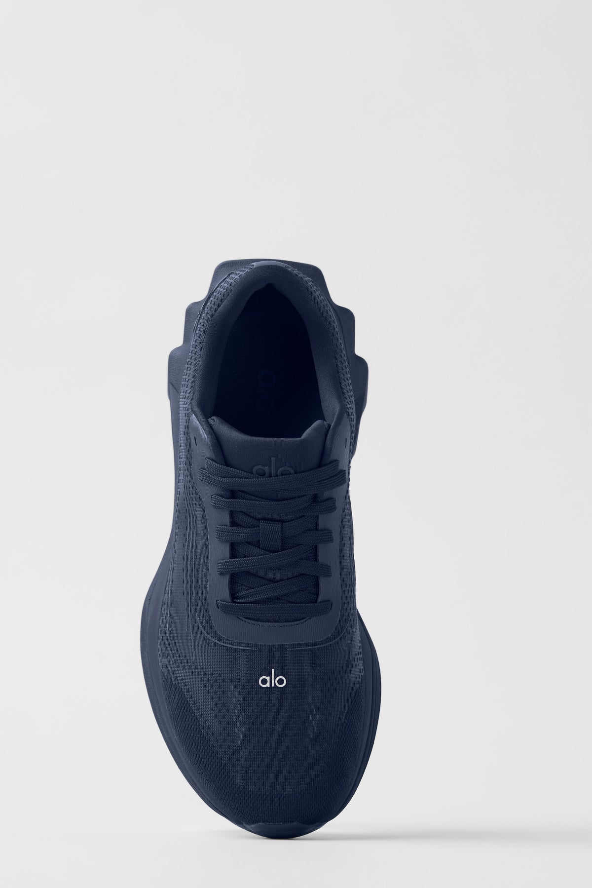 Alo Navy Blue Mesh Lace-Up Sneakers