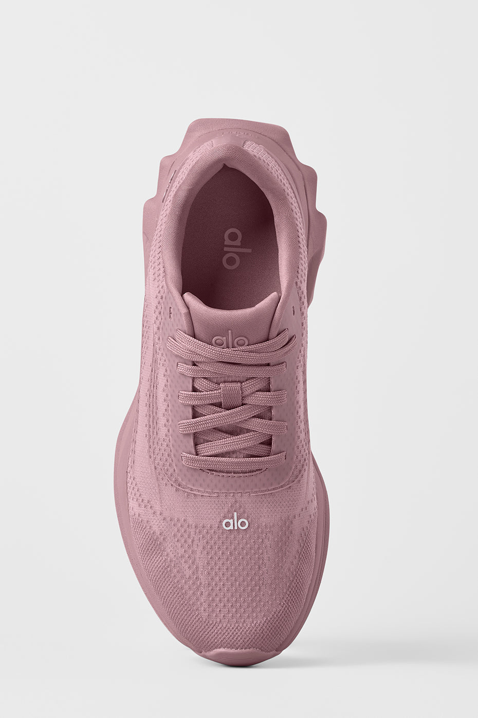 Alo Dusty Rose Mesh Lace-Up Sneakers